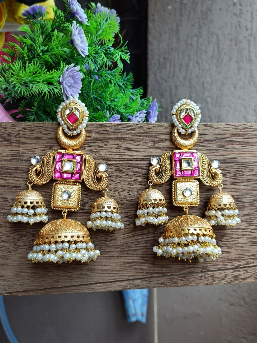 Brinda Jhumka Earrings