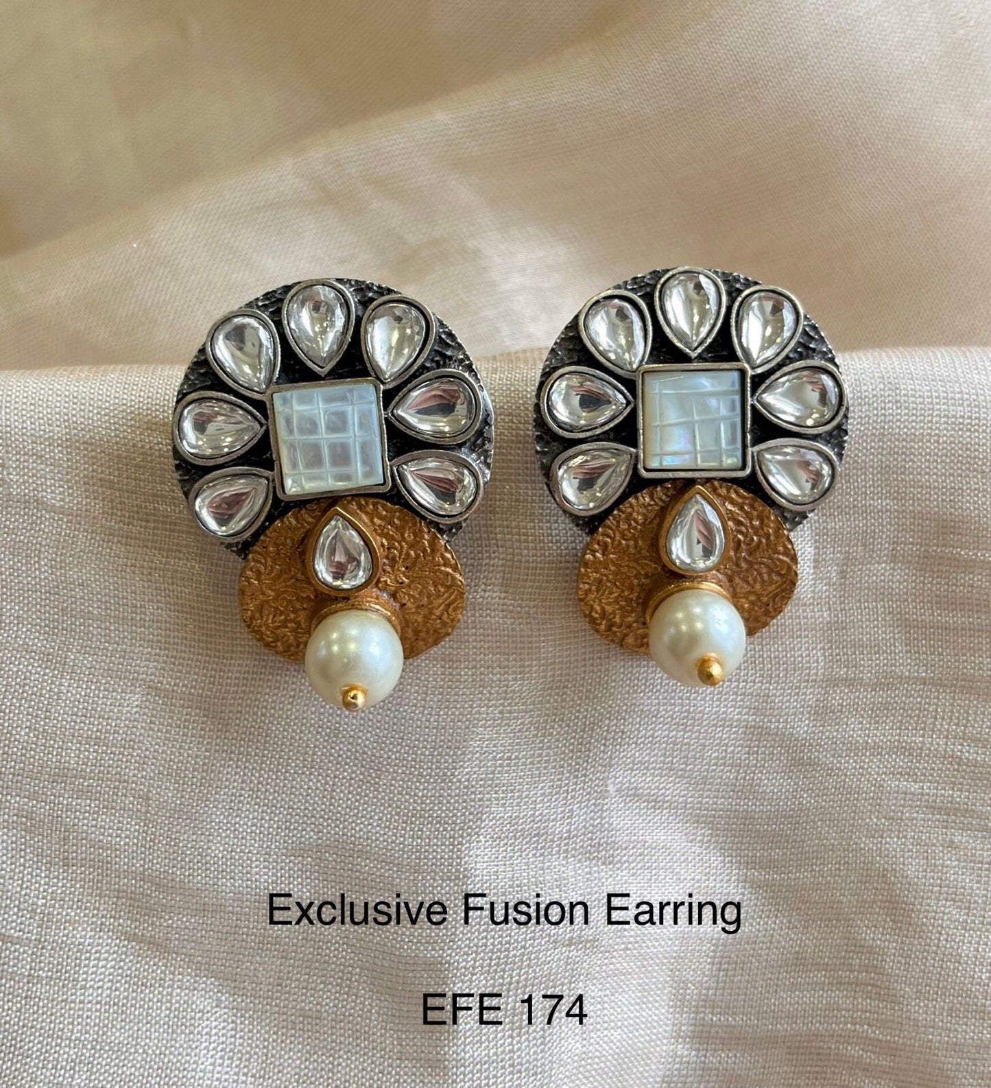 Amrapali MOP Fusion Earrings