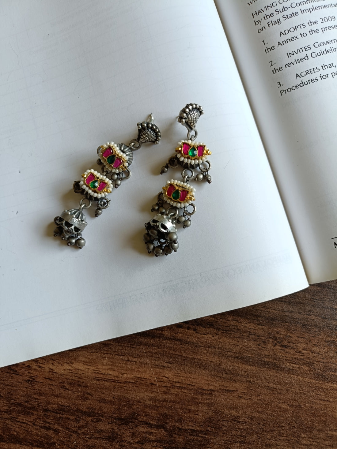Trishika Panchi Kundan Earrings