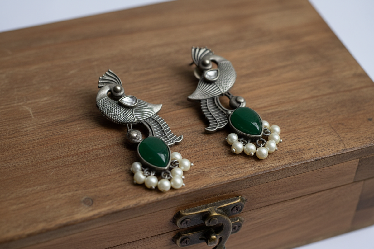 Ada Green Earrings