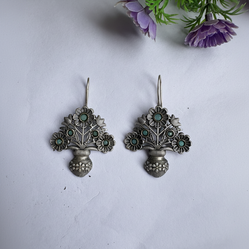 Flower Hook Earrings