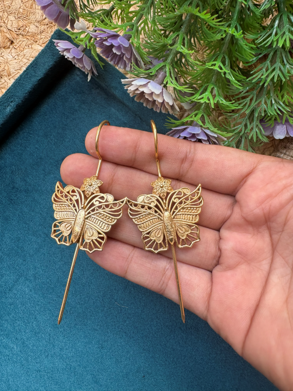 Butterfly Needle Earcuff