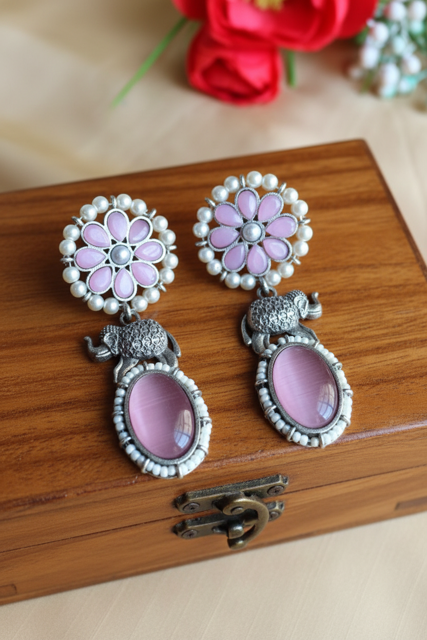 Suri Pink Earrings