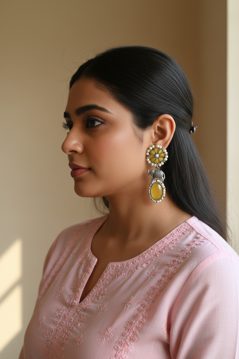 Suri Yellow Earrings