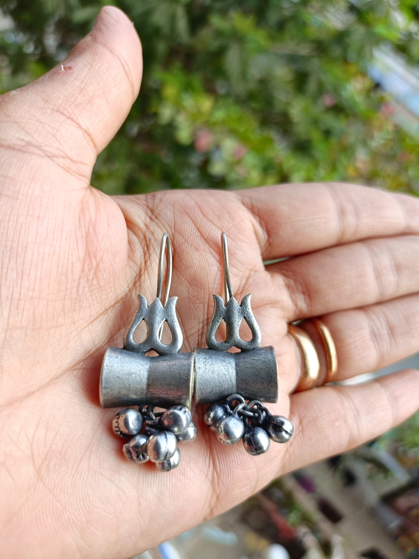 Antique Damru Earrings