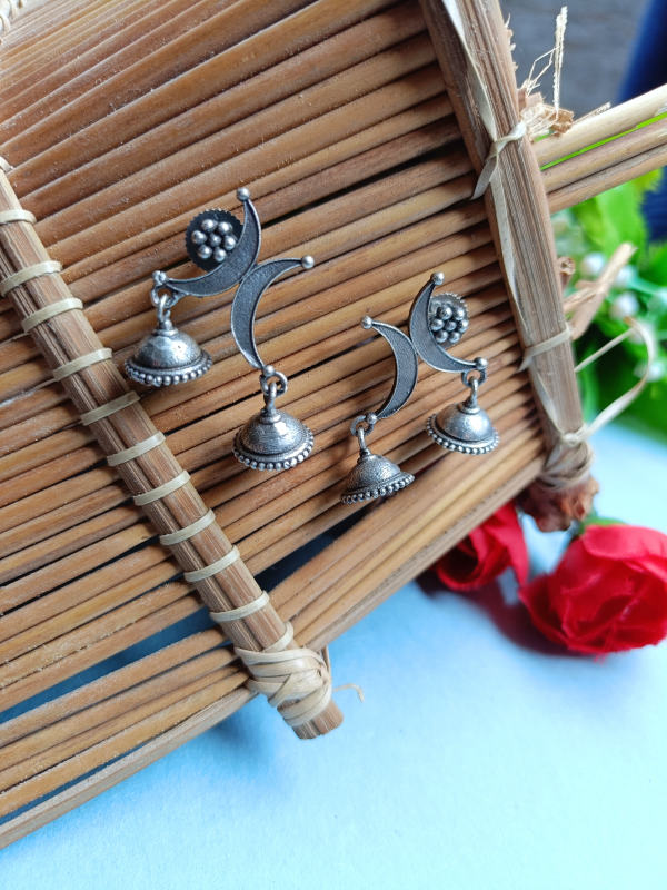 Nupur Oxidised Jhumki