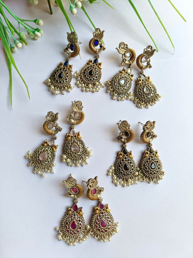 Wrija Dual tone Earrings