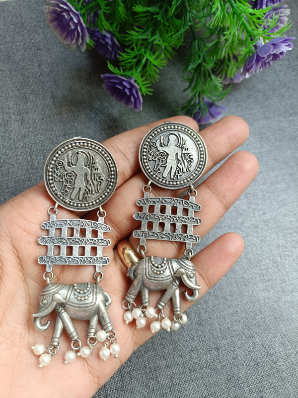 Elephant Dangler Earrings