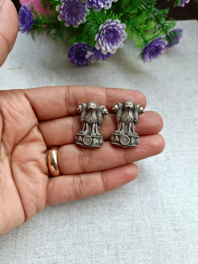 Oxidised Stud Earrings
