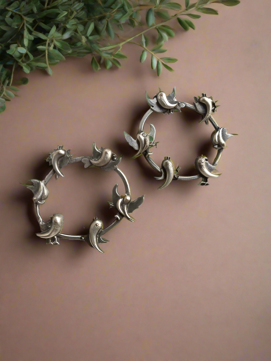 Flying Bird Stud Earrings