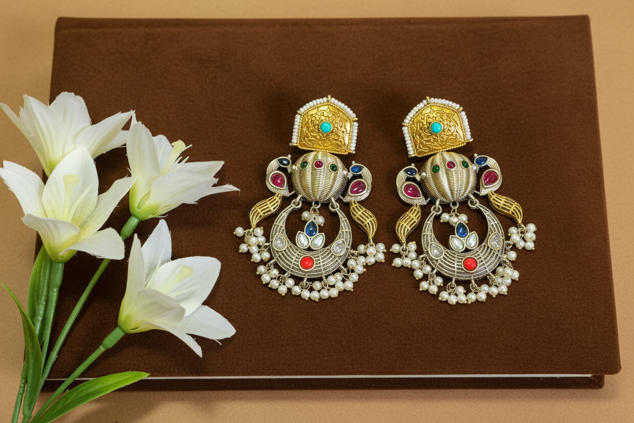 Alia Designer Statement Earrings