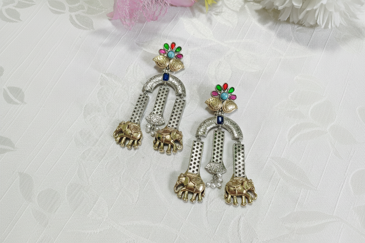 Elephant Statement Earrings
