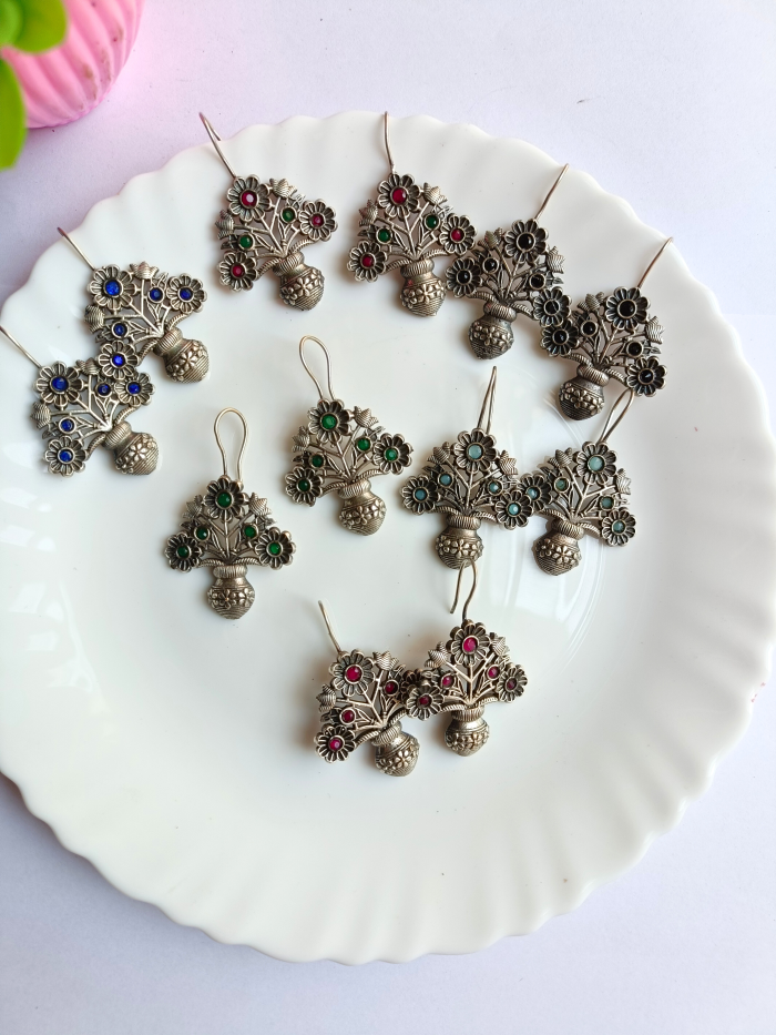 Flower Hook Earrings