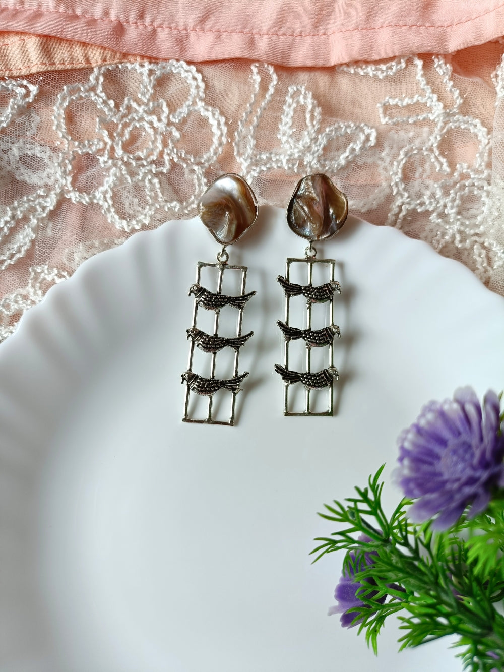 Baruq Pearl Antique Earrings
