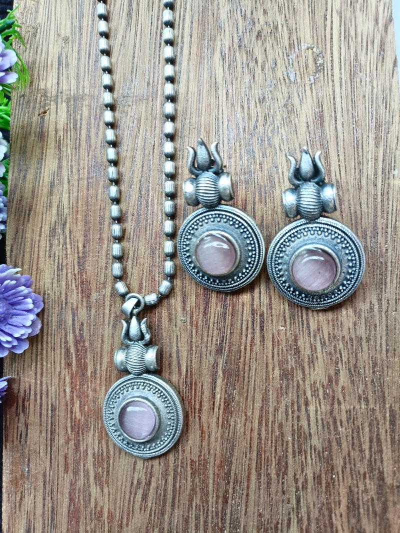 Shiva Trishul Pendant Set
