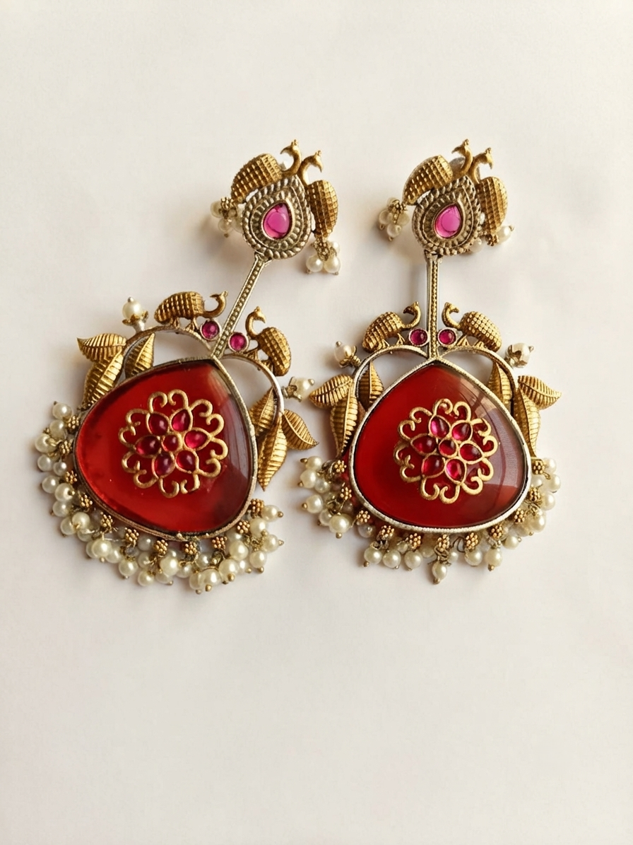Geet Dual Tone Earrings