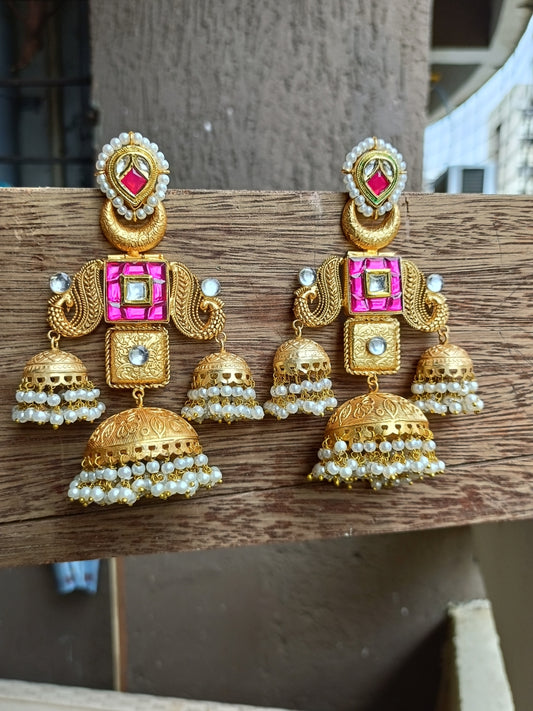 Brinda Jhumka Earrings