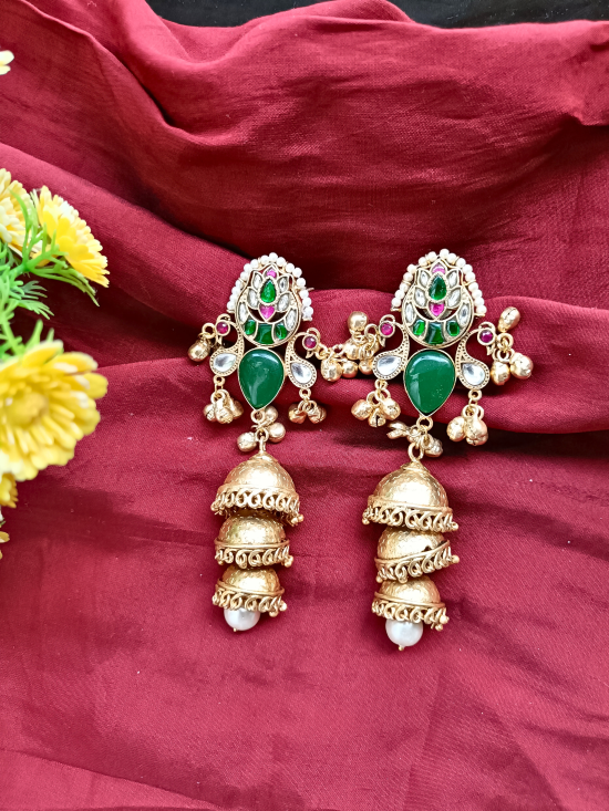 Bansuri Panchi Kundan Jhuma