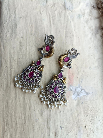 Mishri Dual Tone Earrings
