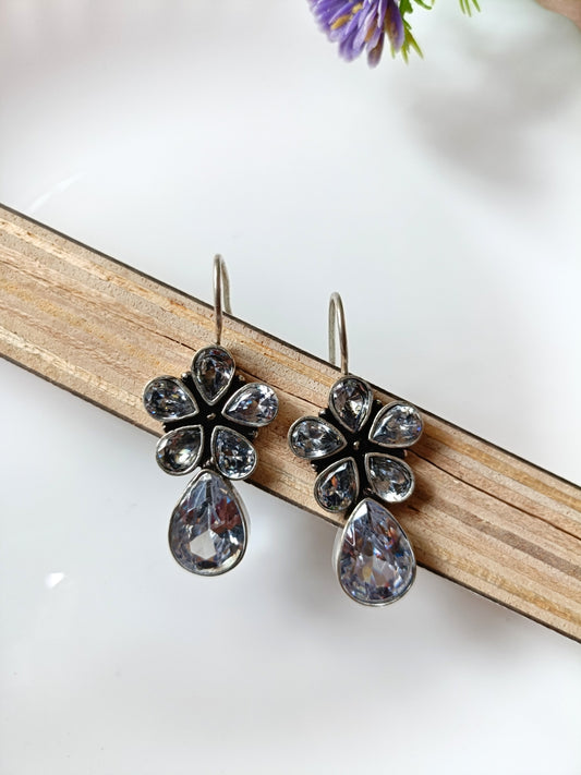Ojaswini Stone Hook Earrings