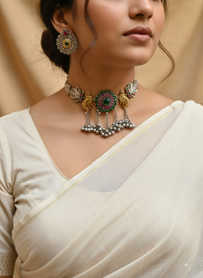 Dual Tone necklace set