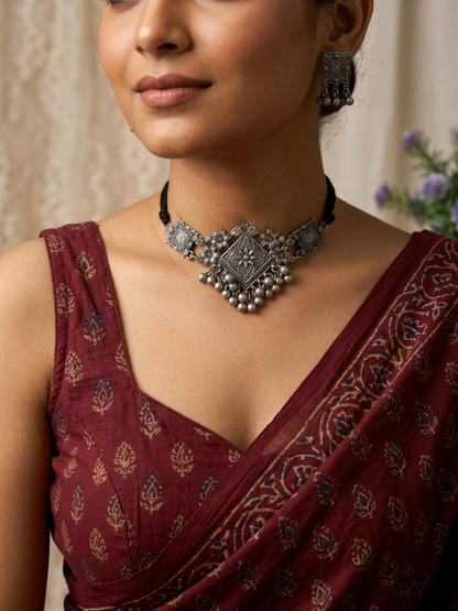 Aanya Oxidised Choker Set