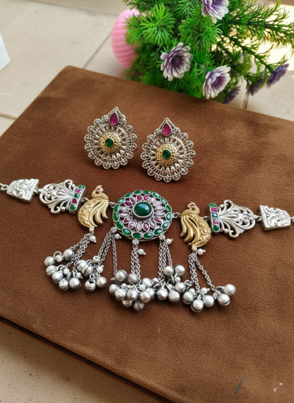 Dual Tone necklace set