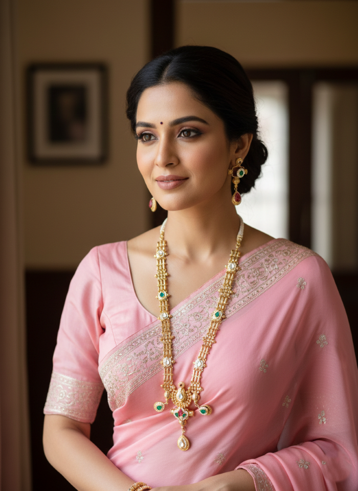 Dual tone necklace set