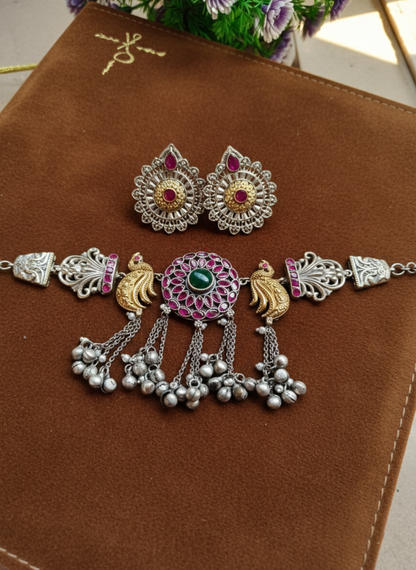 Dual Tone necklace set