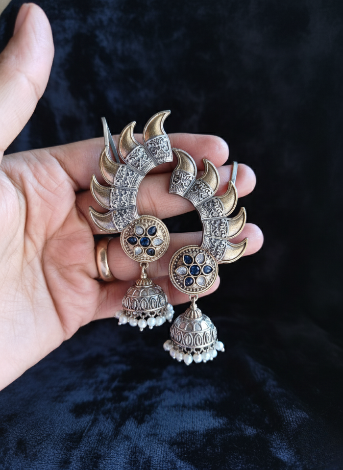 Dual Tone Earcuff Jhumka
