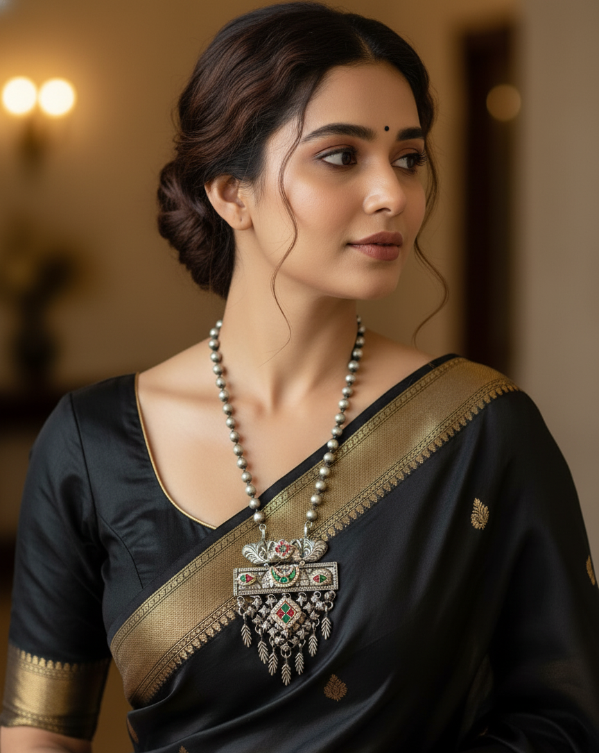 Rama Kundan Pendant Set