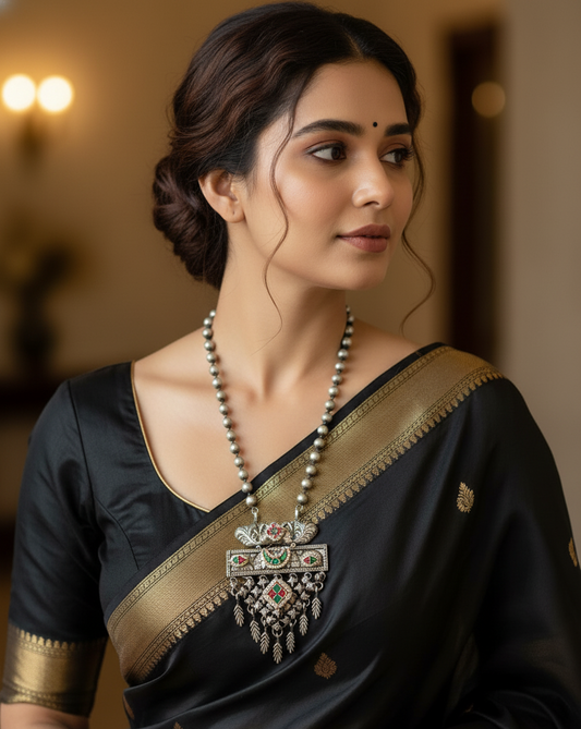 Rama Kundan Pendant Set