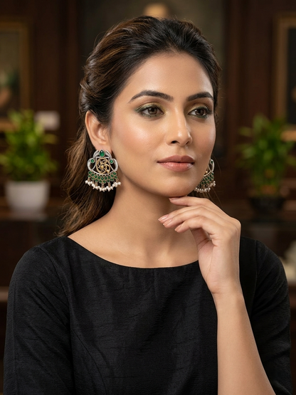 Truma Dual Tone Earrings