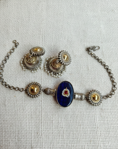 Kriha Panchi Kundan Choker Set