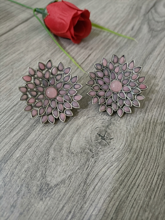 Immo Oxidised Studs
