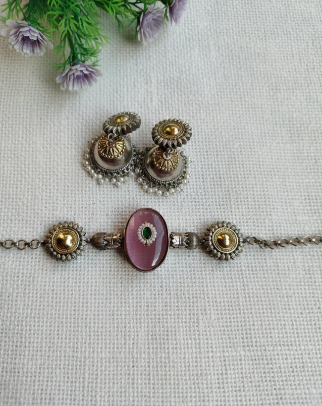 Kriha Panchi Kundan Choker Set