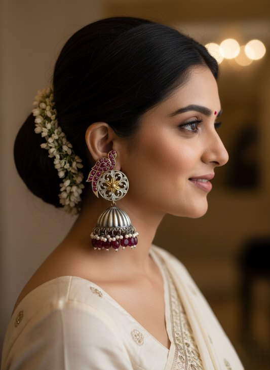 Vidhi Dual Tone Jhumka