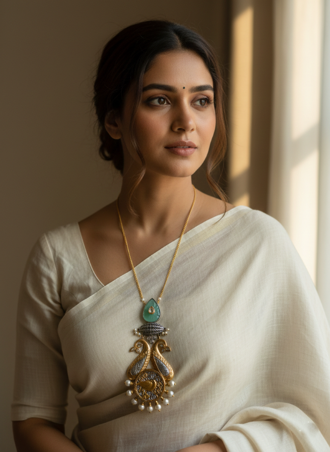 Amrapali Bird Motif Pendant