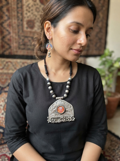 Hand Painted Necklace