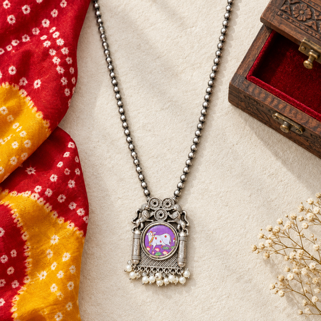 Hand painted Pendnet