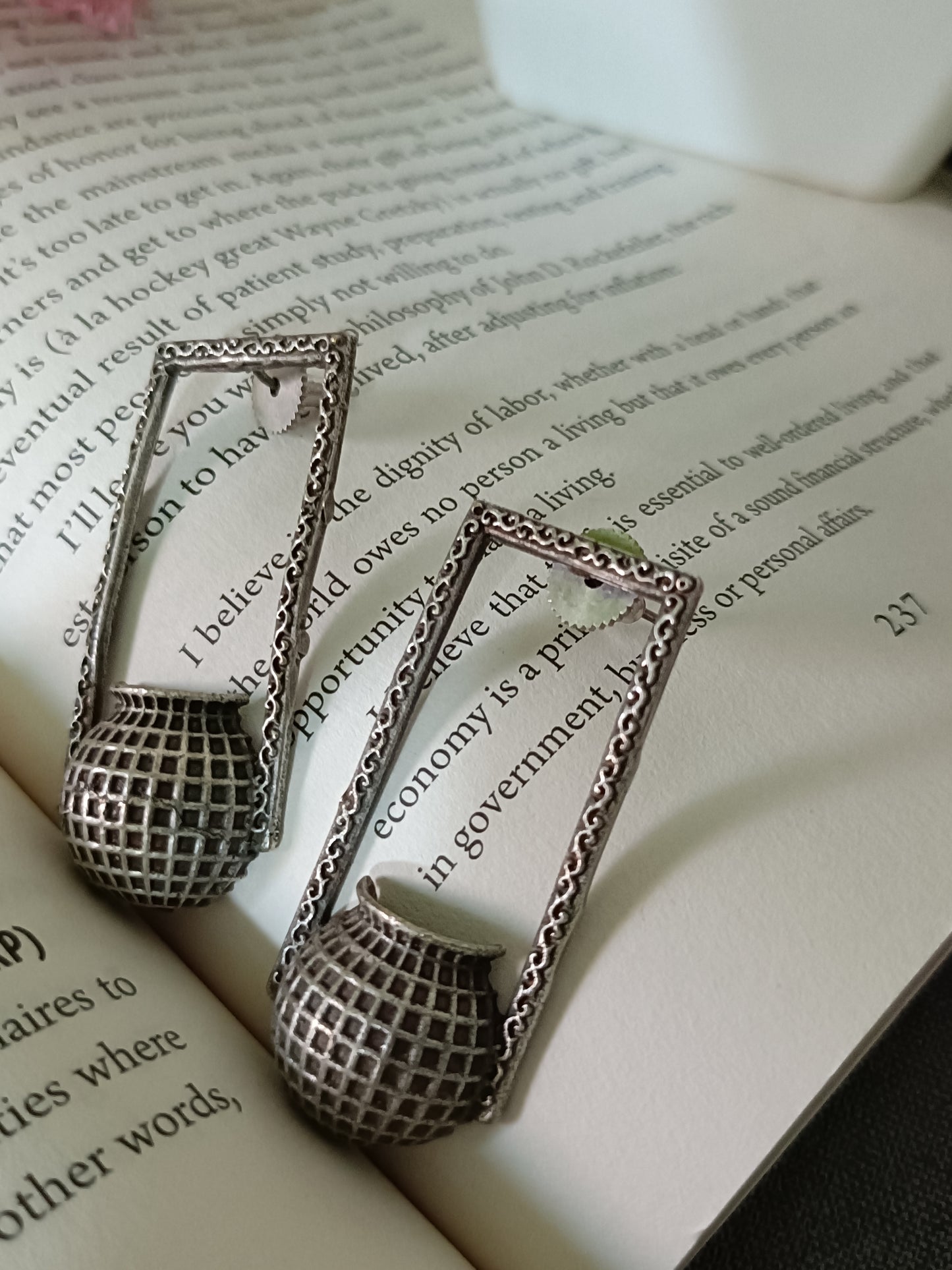 Matki Oxidised Earrings