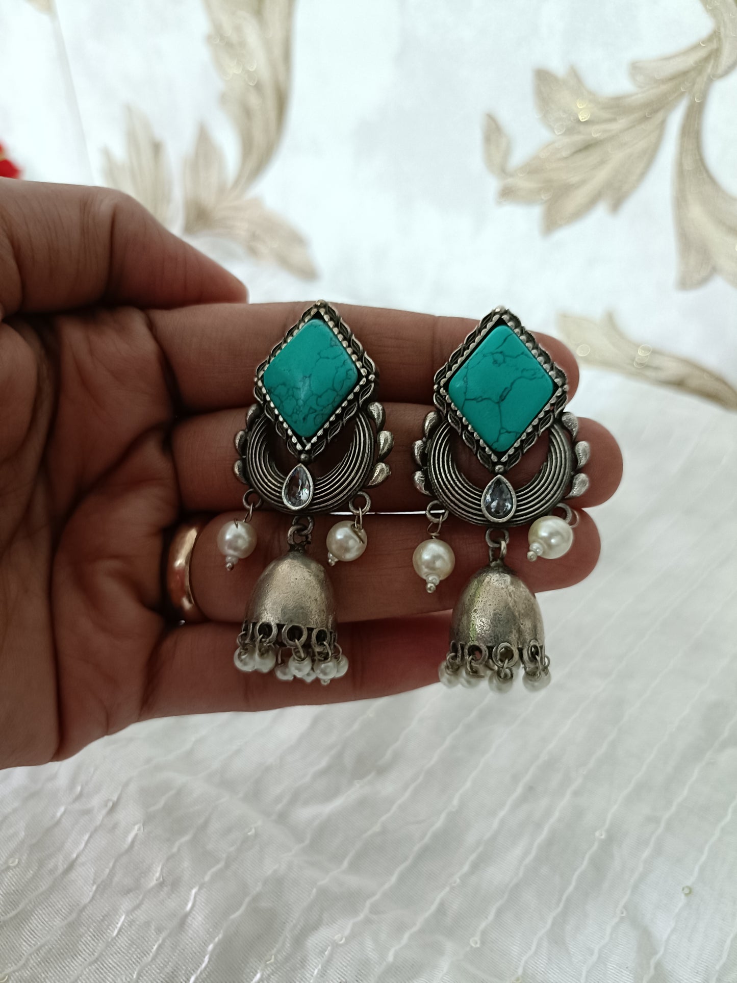 Oxidised Jhumki