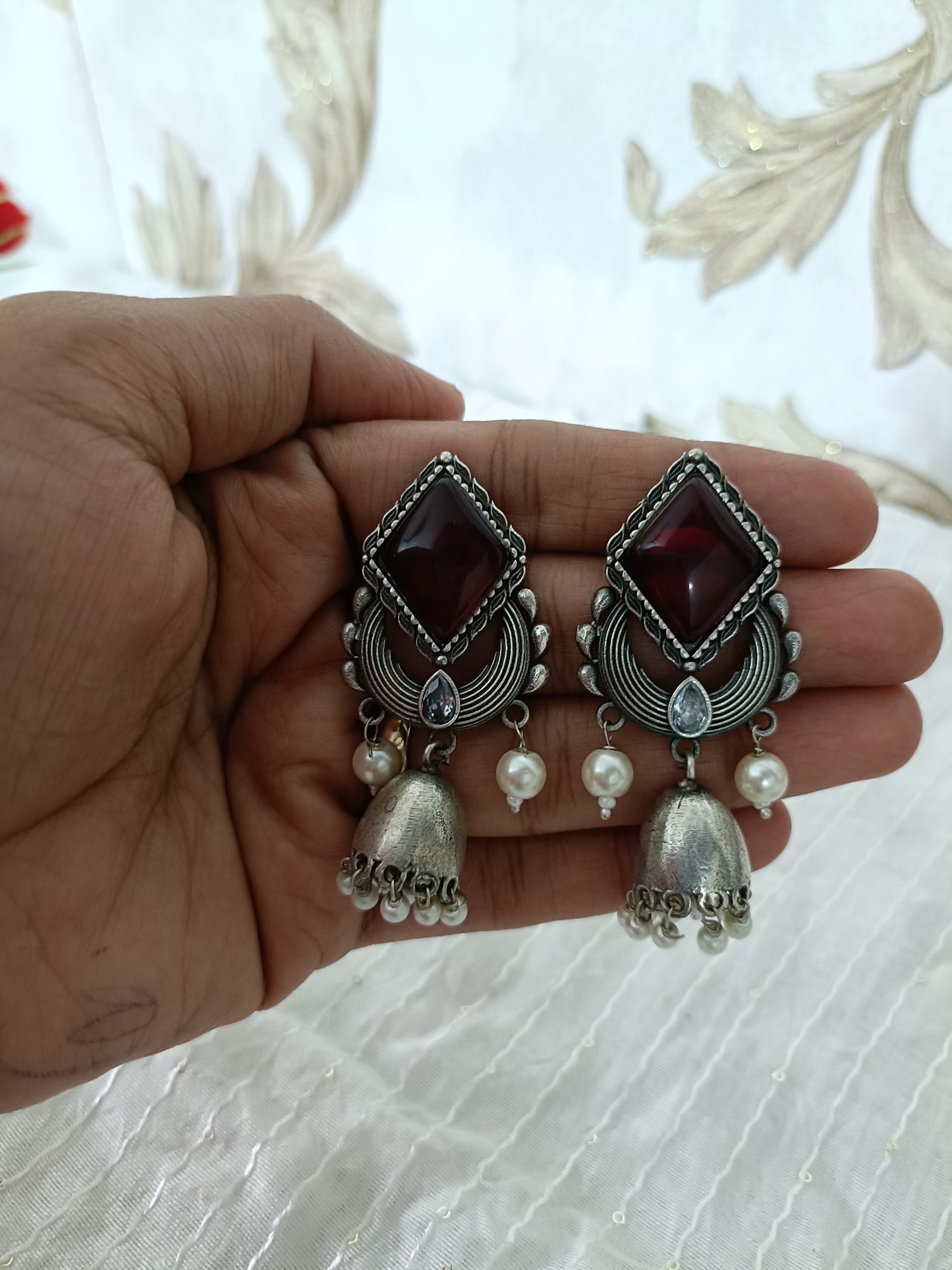 Oxidised Jhumki