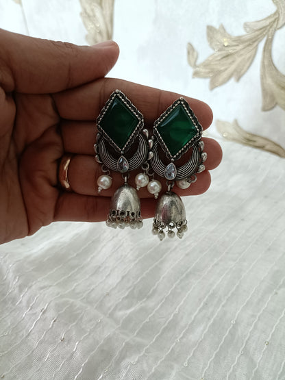 Oxidised Jhumki