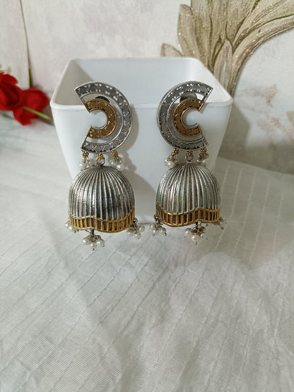 Pritima Dual Tone Jhumka