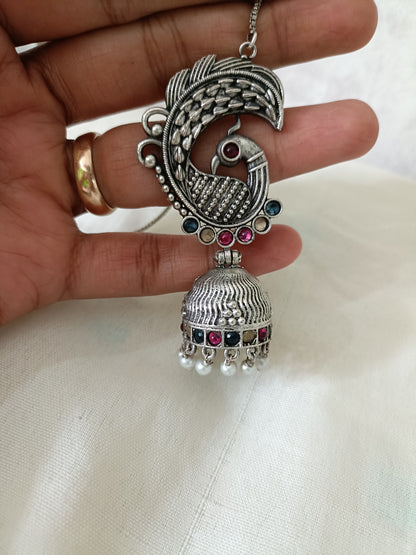 Sahara Oxidised Jhumka