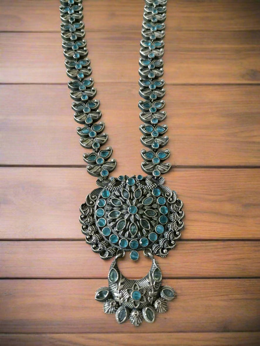 Designer Oxidised Necklace set