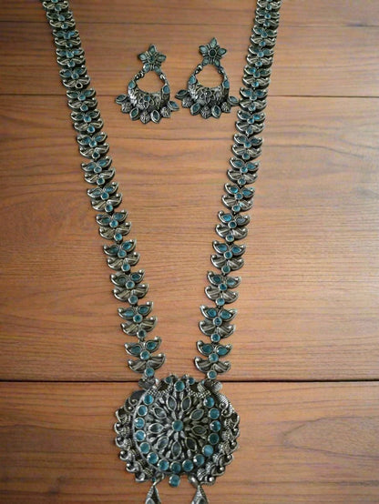 Designer Oxidised Necklace set