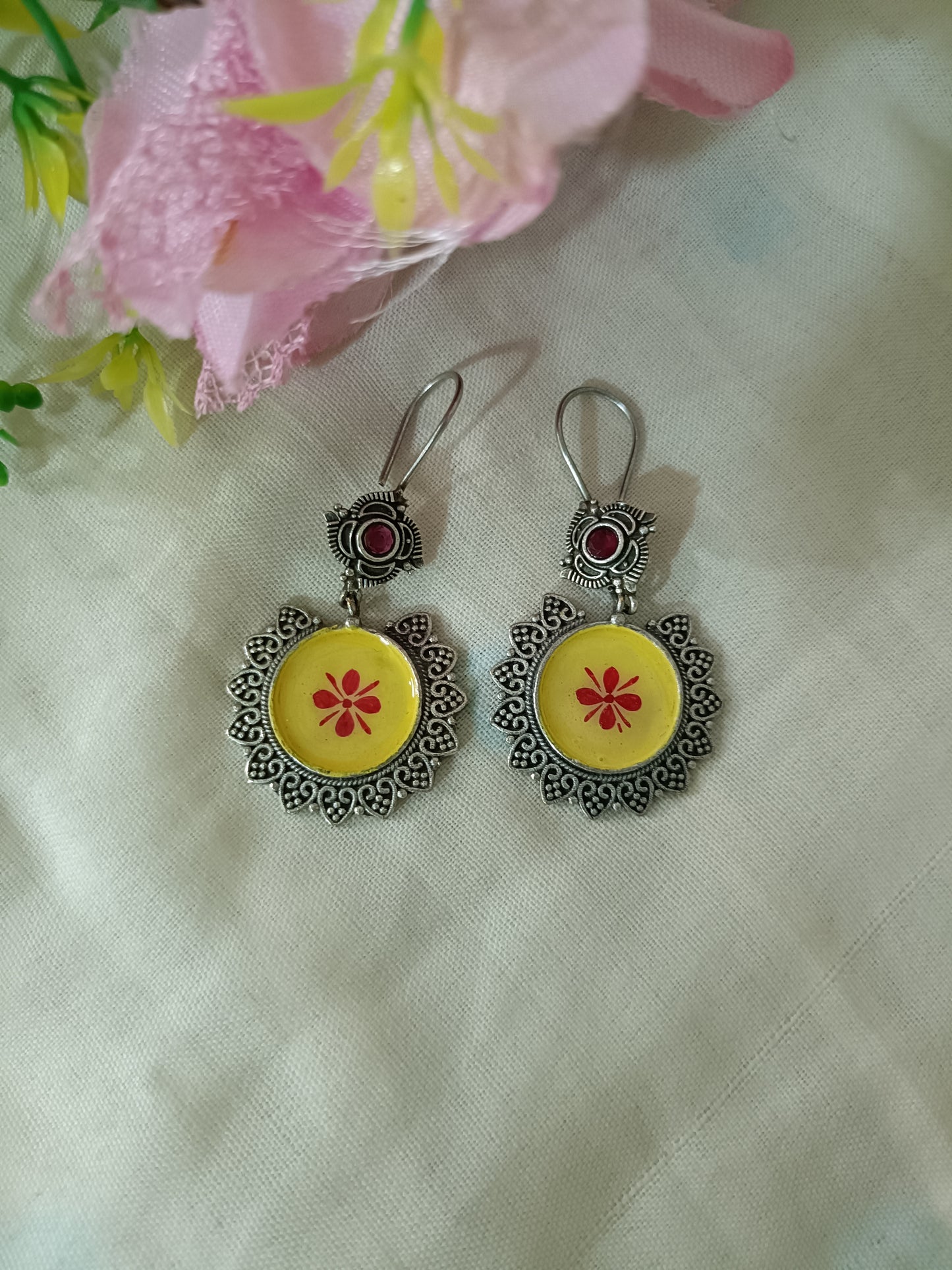 Anamel painted earrings