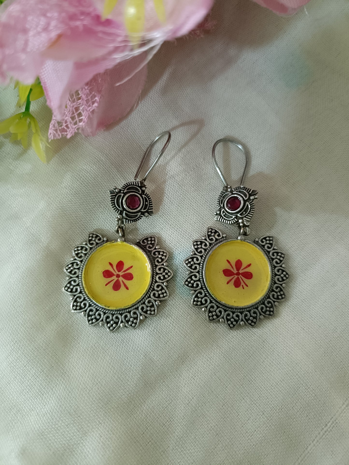 Anamel painted earrings